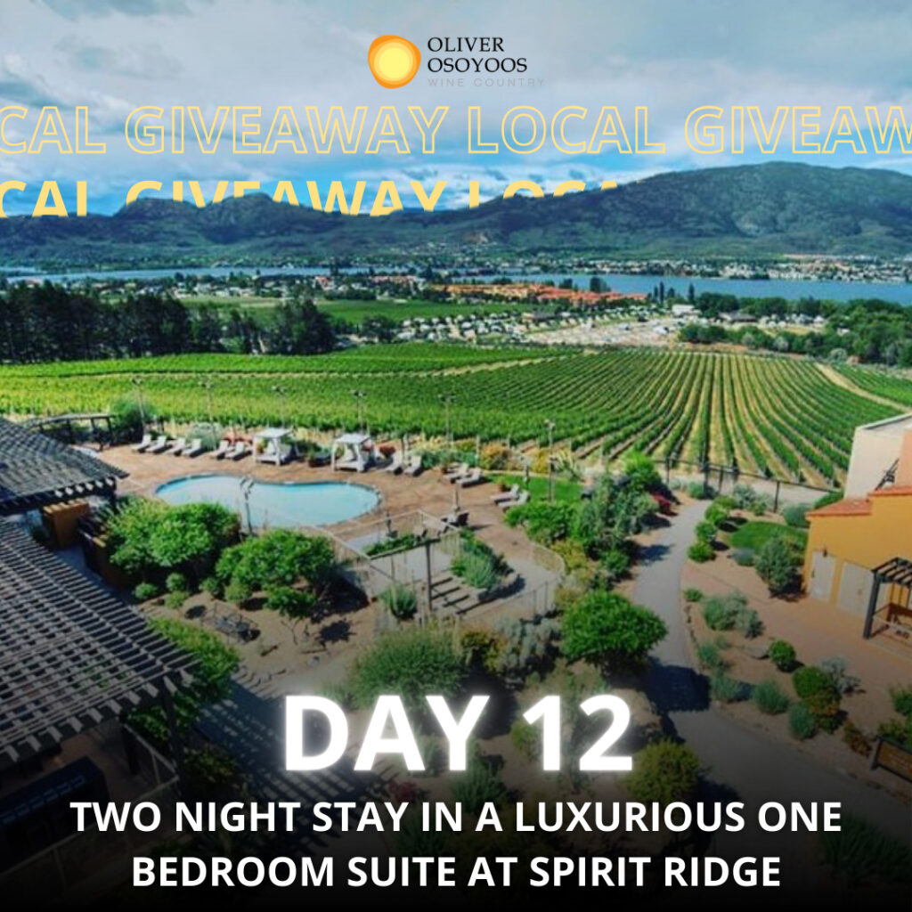 12 Days of Giveaways Contest | Oliver Osoyoos Wine Country